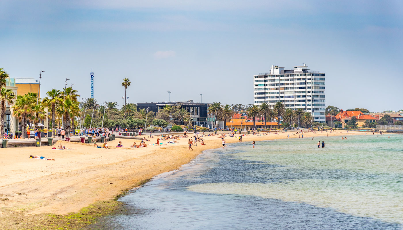 St. Kilda Strand und Luna Park