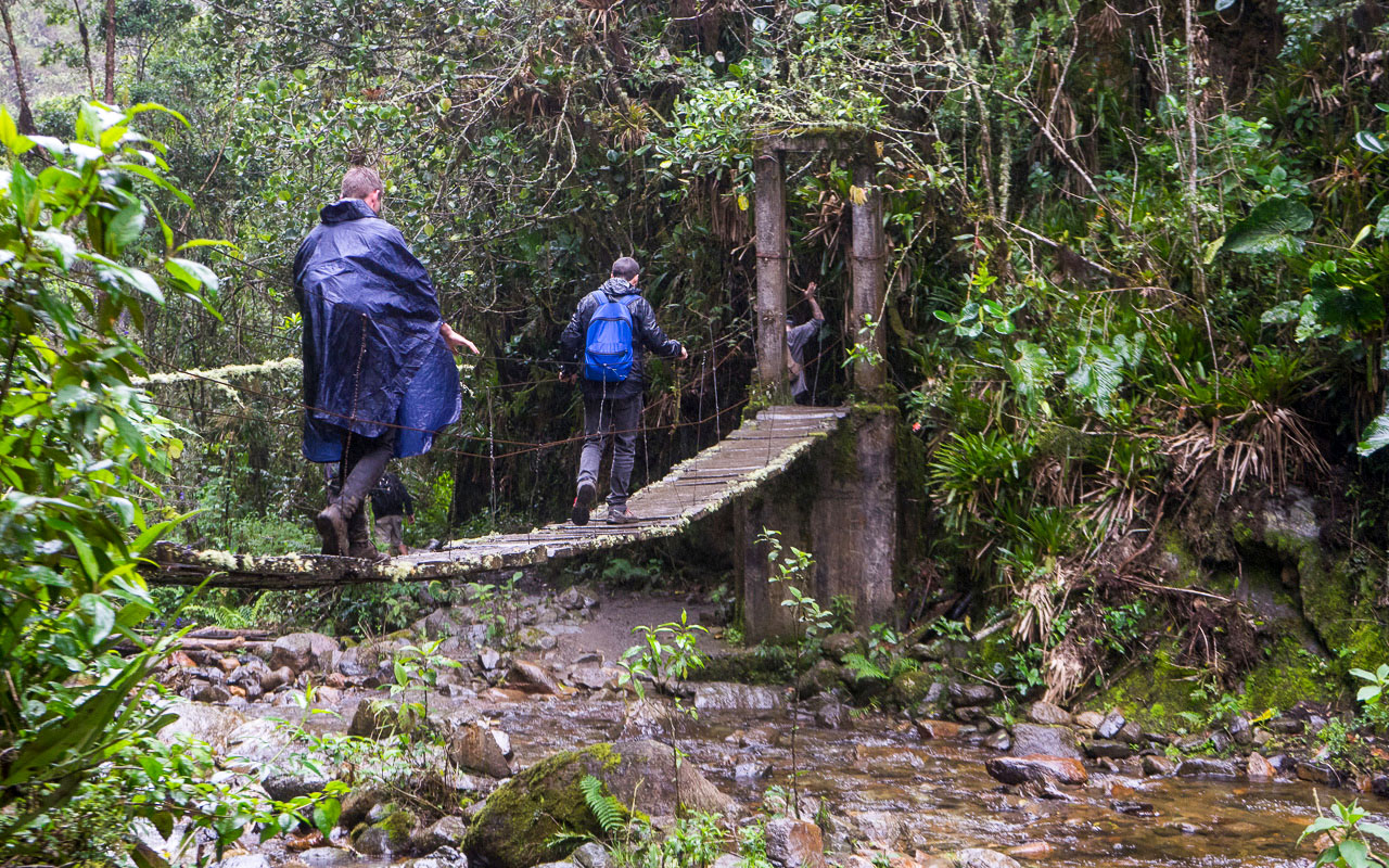 Regen im Valle de Salento, Kolumbien