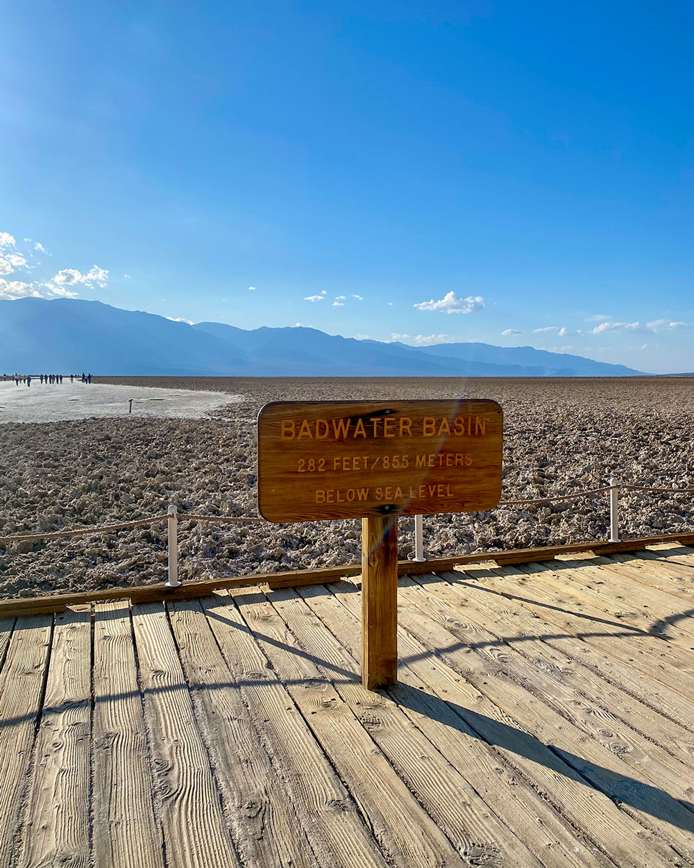 Am Badwater Basin befindet sich der tiefste Punkt in Nordamerika