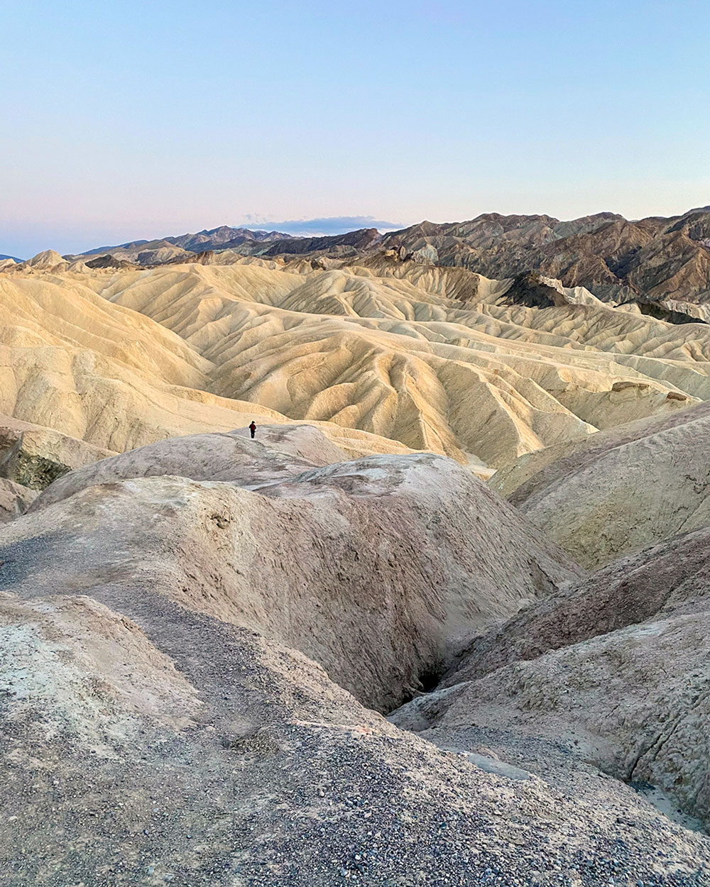 Zabriskie Point im Osten des Deatch Valley