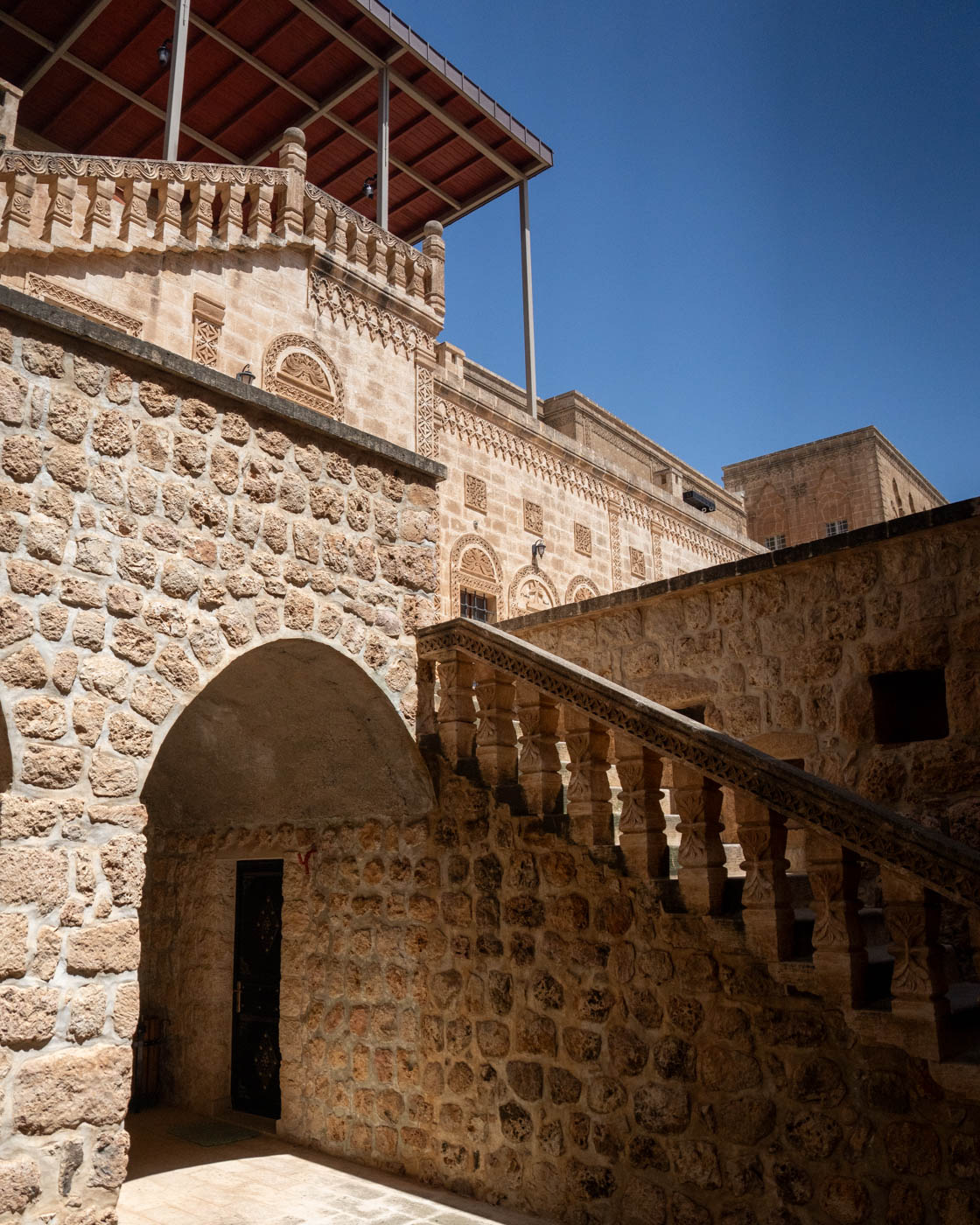 Treppen im Kloster Mor Gabriel