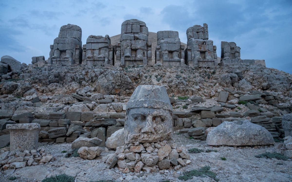 Grabstätte auf der Ostseite des Nemrut Berg