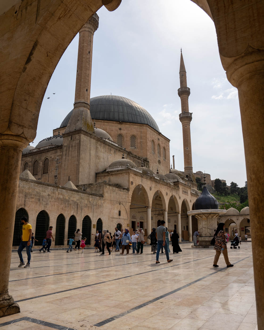 Blick auf die Halil-Rahman-Moschee