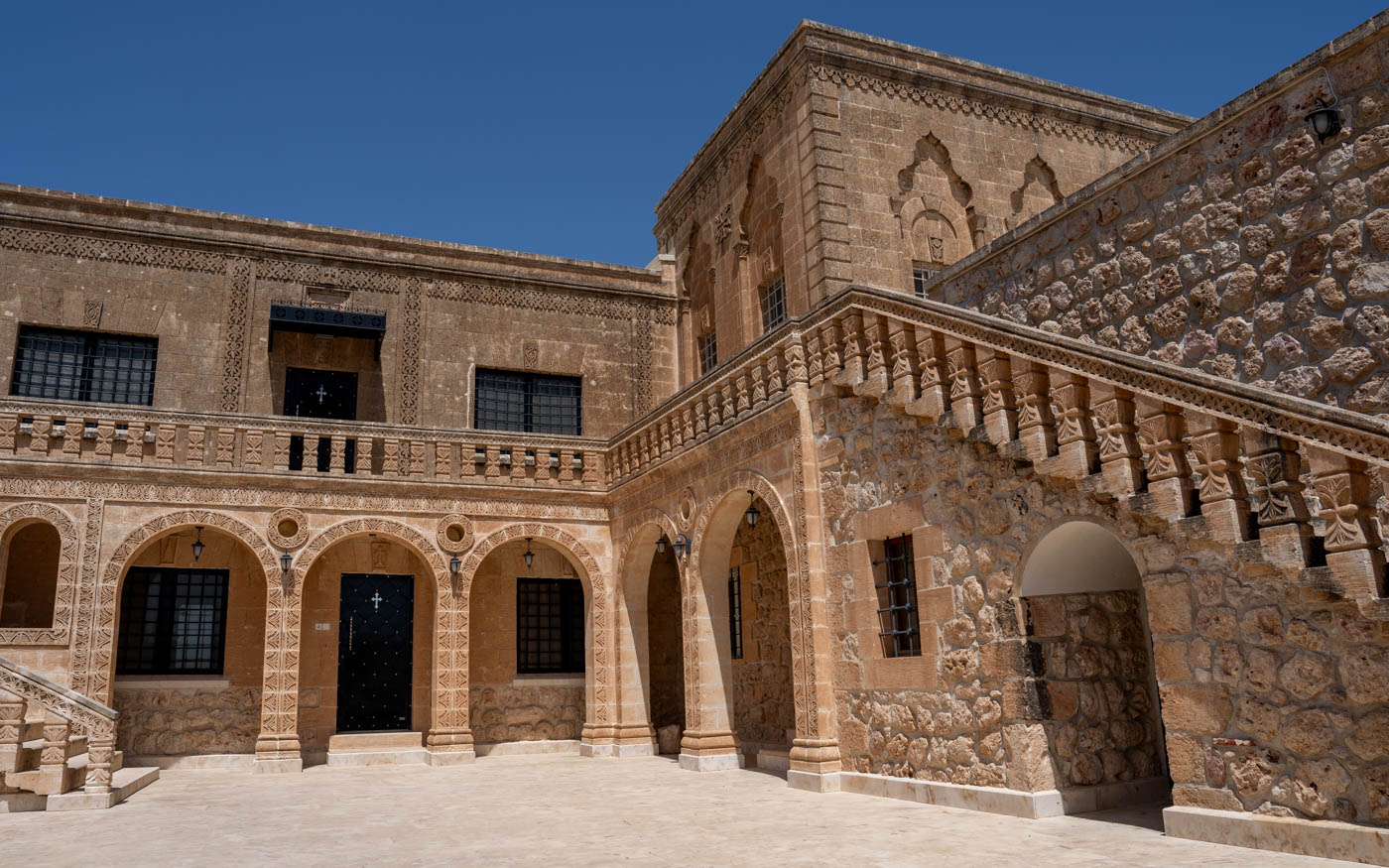 Innenhof des Kloster Mor Gabriel