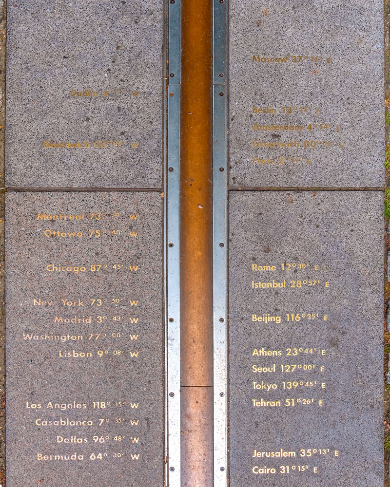 Prime Meridian Linie in London