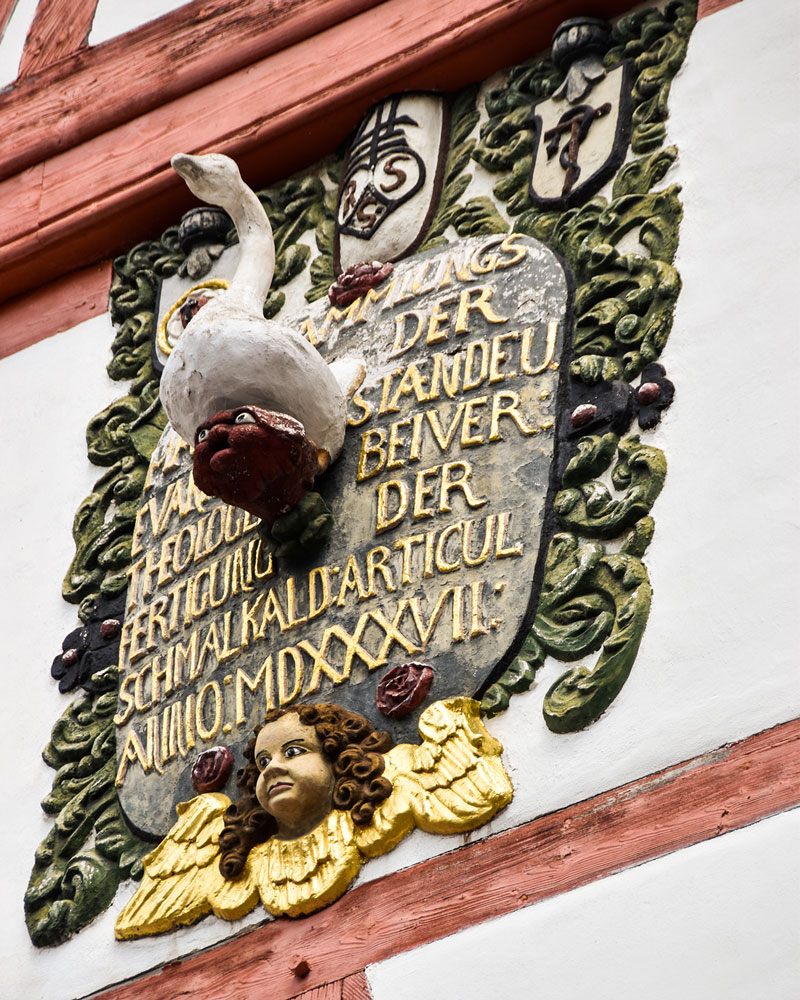 Luther Haus bei der Stadtführung in Schmalkalden