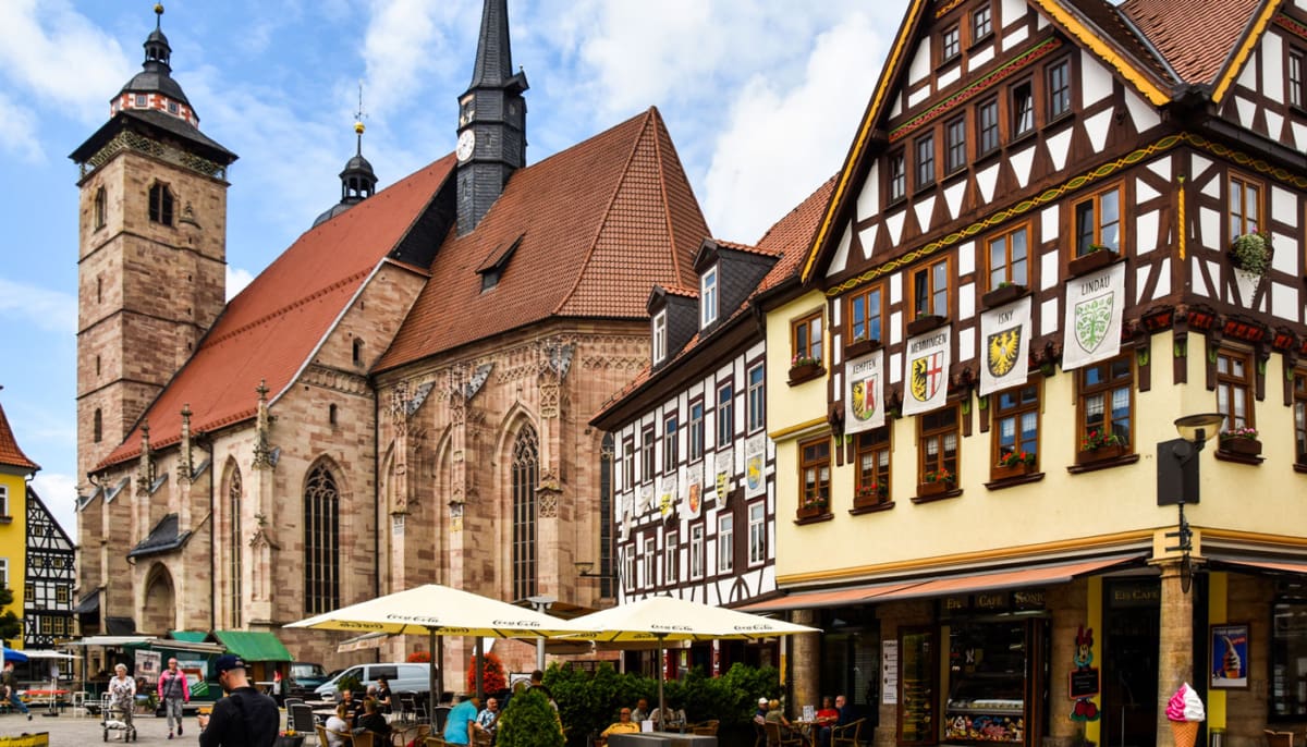 Market place in Schmalkalden