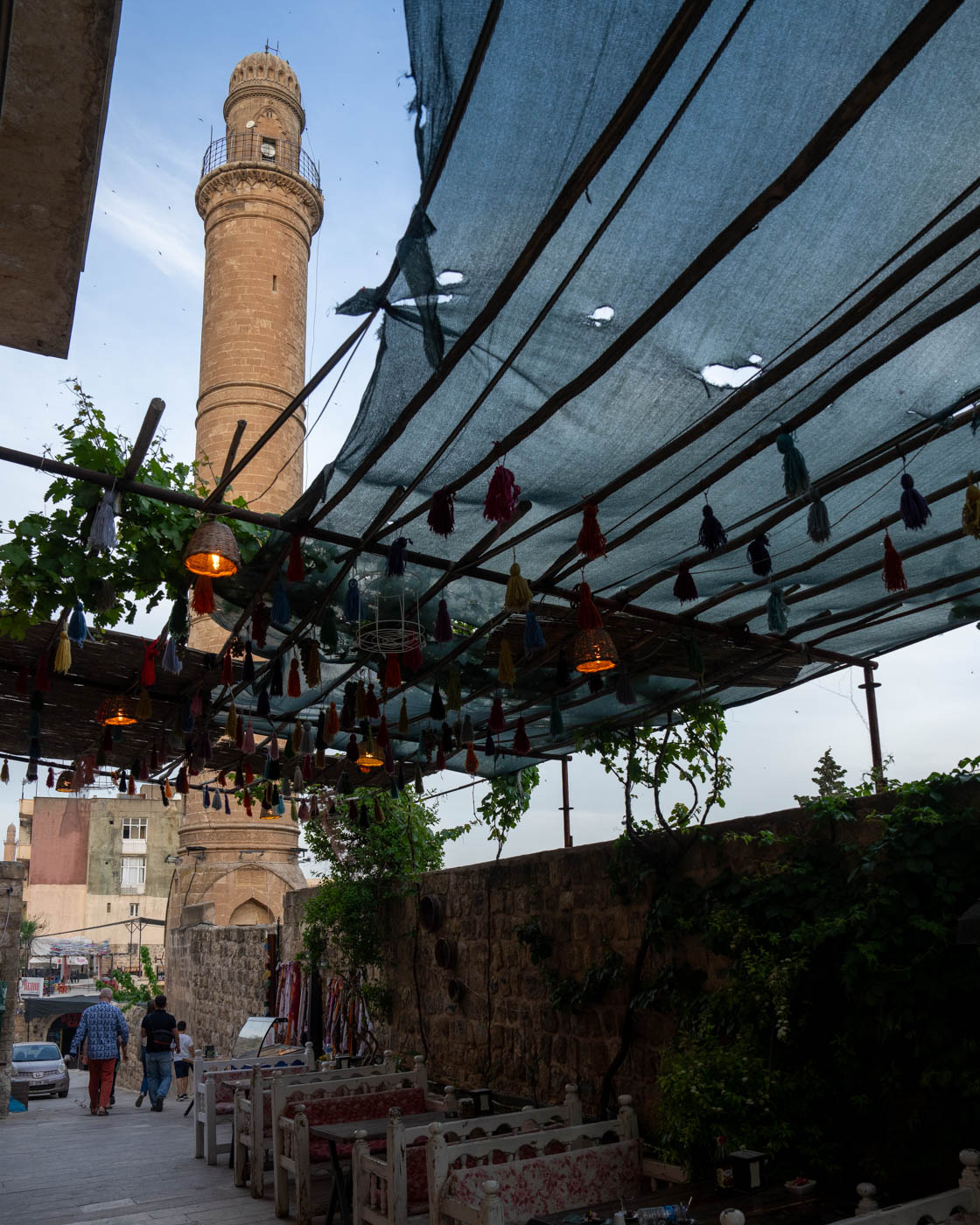 Minarett in Mardin ist immer präsent