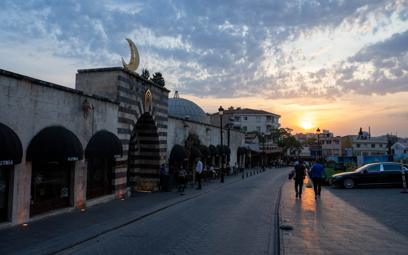 Gaziantep zum Sonnenuntergang