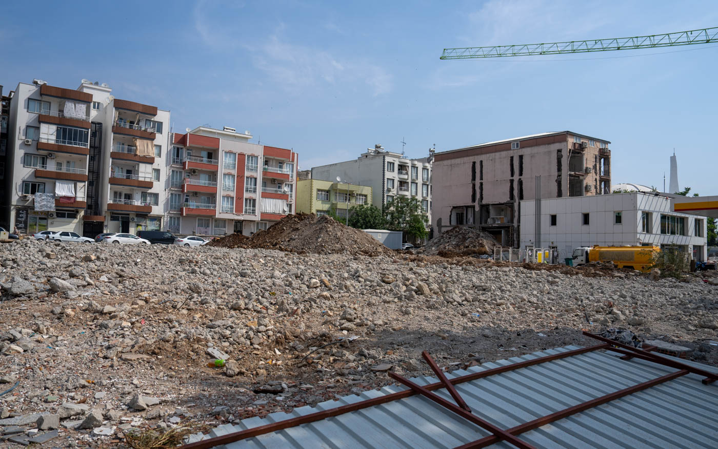 Vom Erdbeben zerstörte Stadt Adiyaman