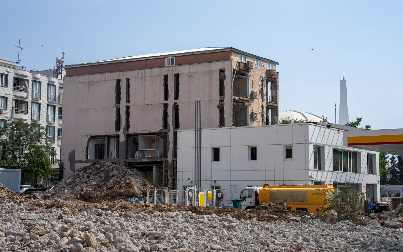 Vom Erdbeben zerstörte Stadt Adiyaman