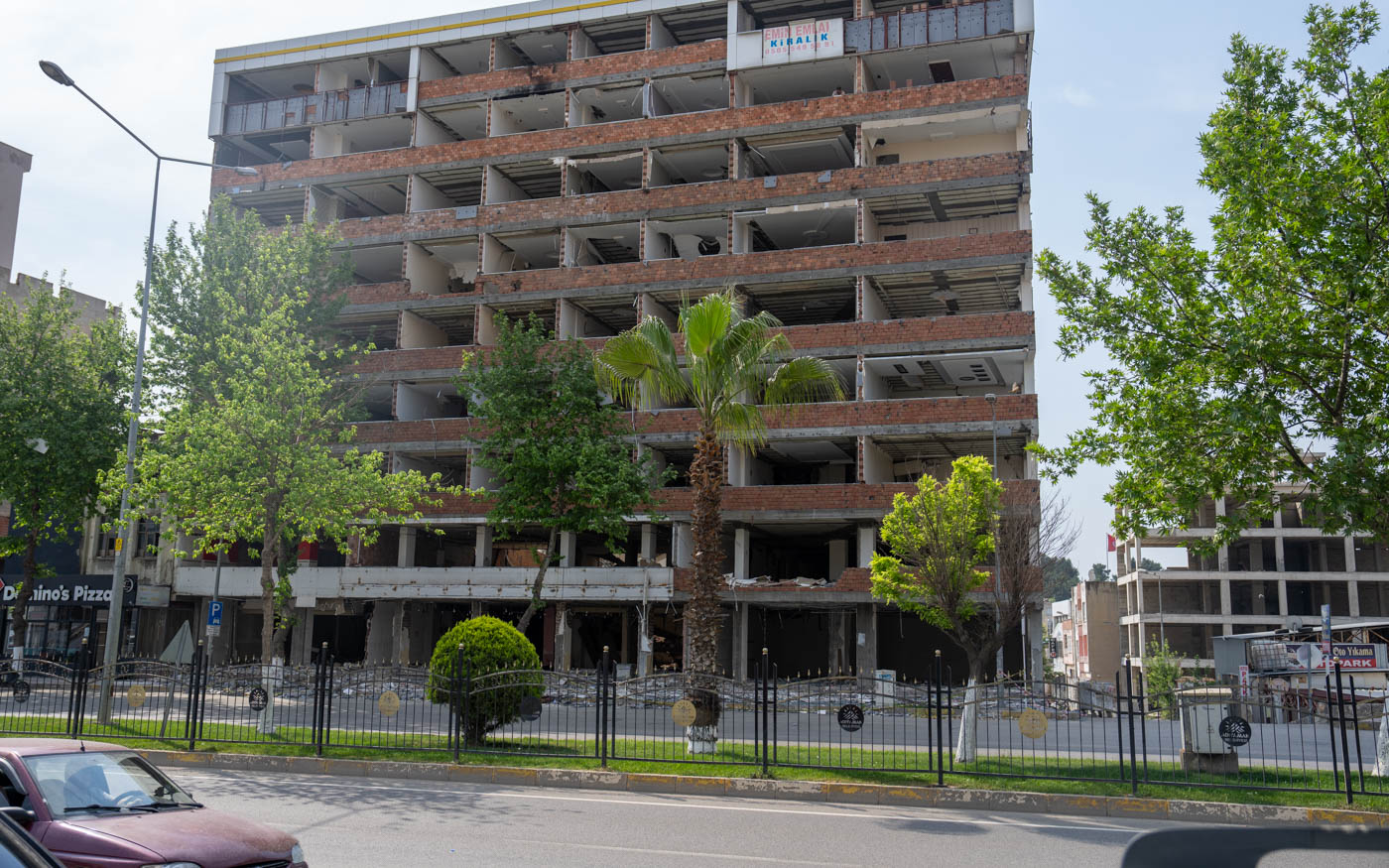 Vom Erdbeben zerstörte Stadt Adiyaman