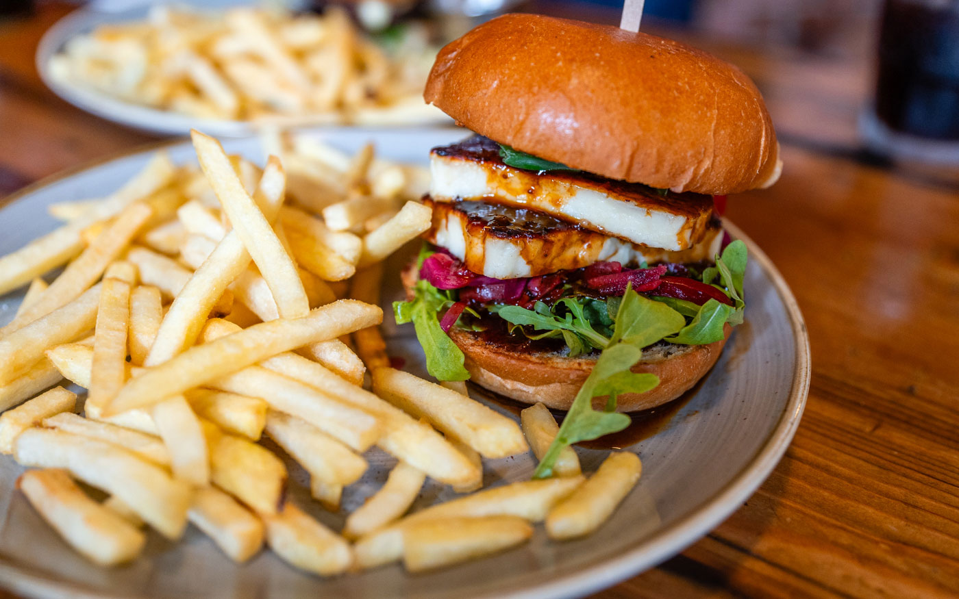 Essen in Derry: The Scullery. Veganer Burger