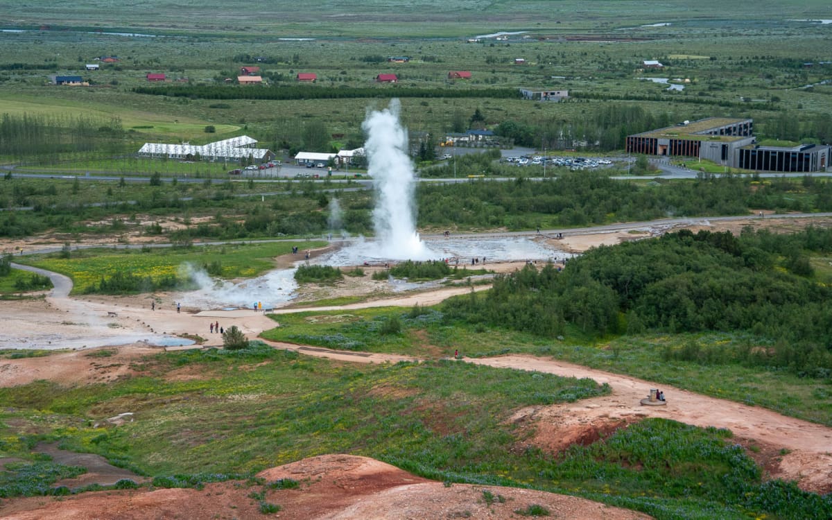 Geothermalgebiet Haukadalur Geysir, Golden Circle
