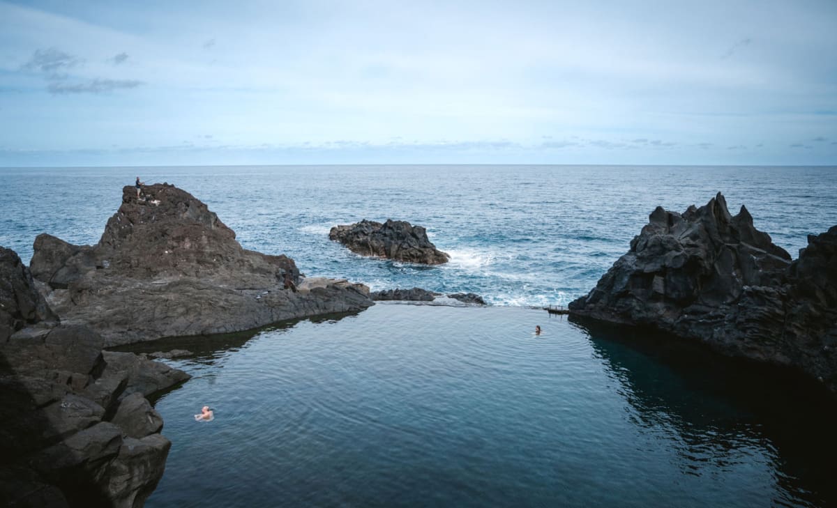 Seixal zu den Piscinas Naturais do Seixal