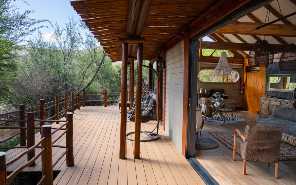 Suite von außen im Mont Eco Game Reserve