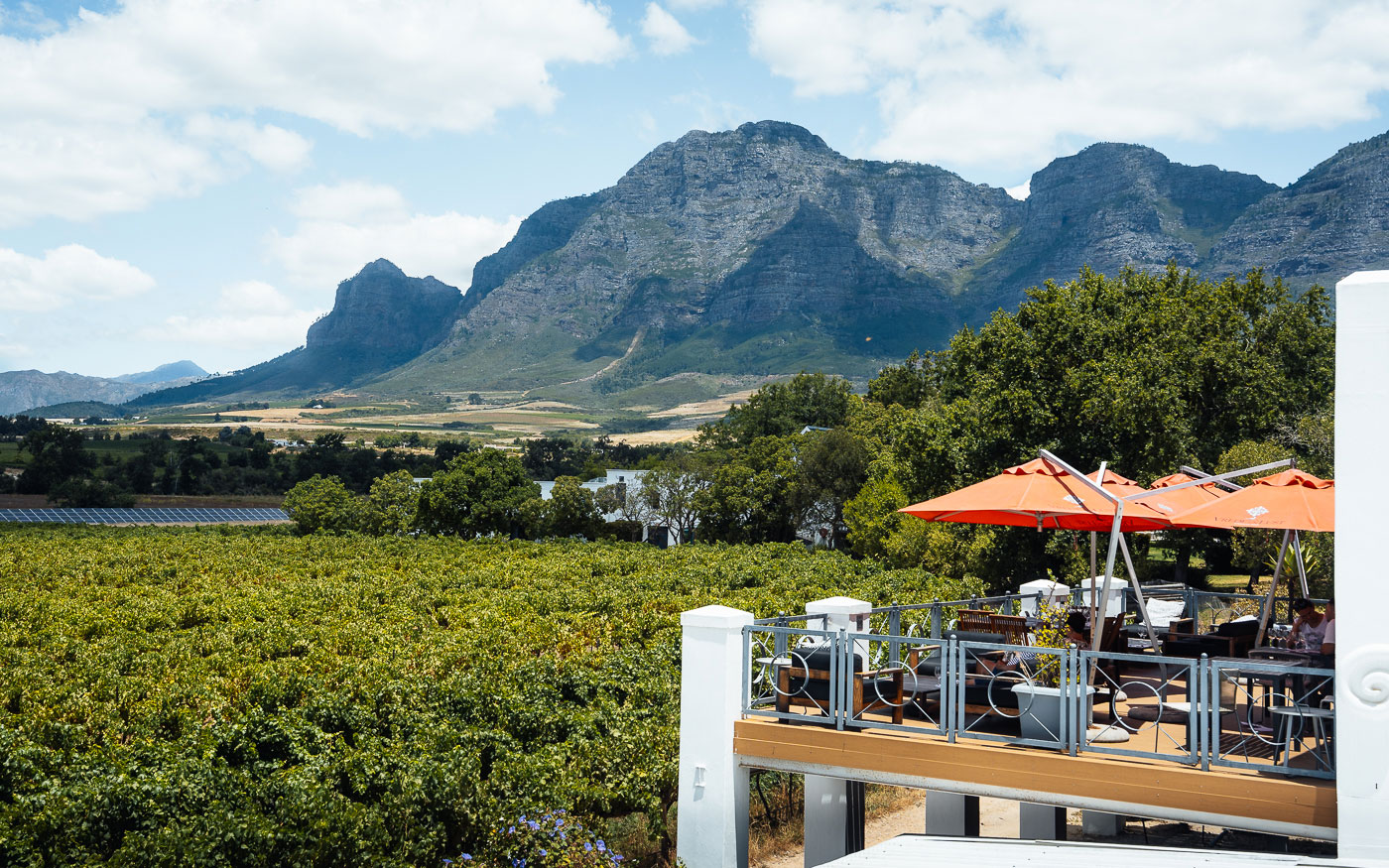 Vrede en Lust in Franschhoek, Winelands Südafrika