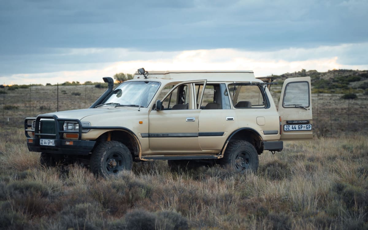 Game Drive Tiger Canyon im geschlossenen Auto